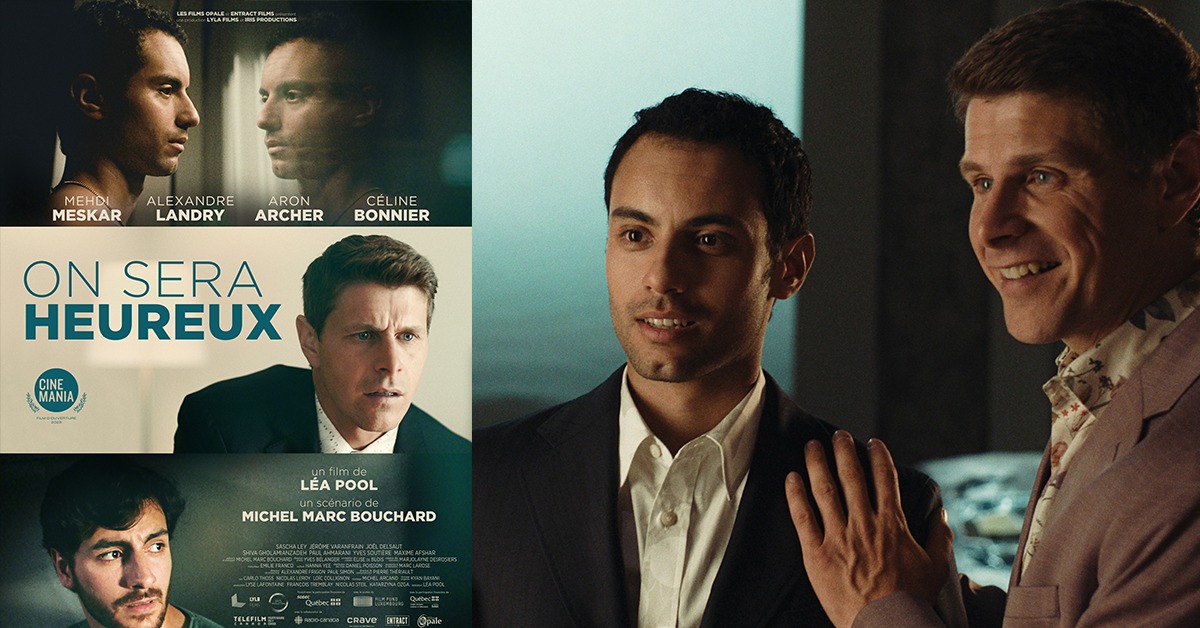 deux hommes souriants