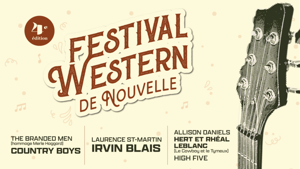 affiche du festival avec chansonniers