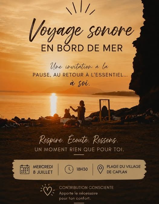 Voyage sonore en bord de mer