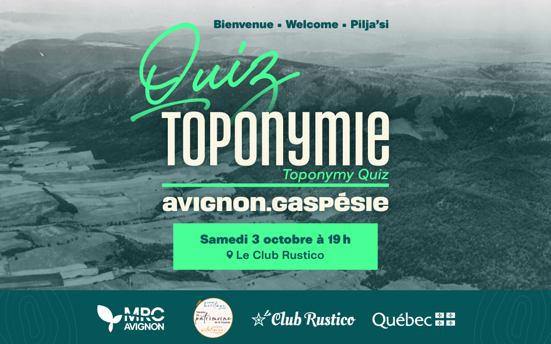 Pub Quiz – spécial Toponymie | Saint-Alexis-de-Matapédia