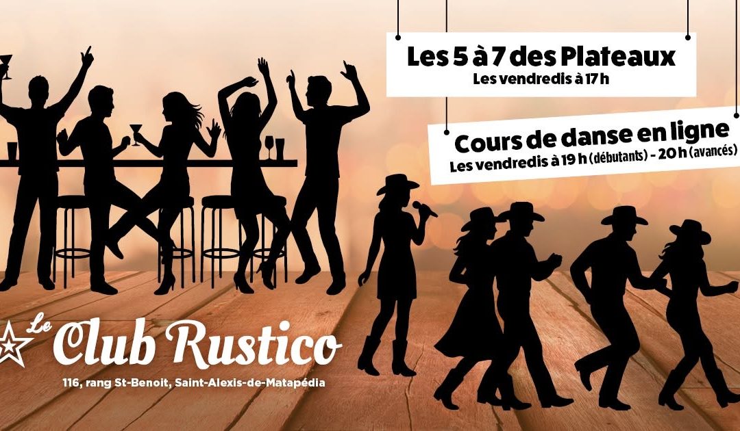 5 à 7 et cours de danse en ligne