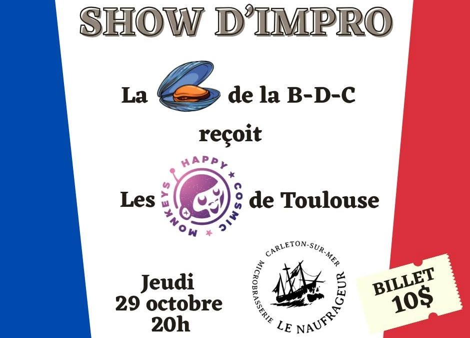 Impro : La Moule reçoit les HCM de Toulouse